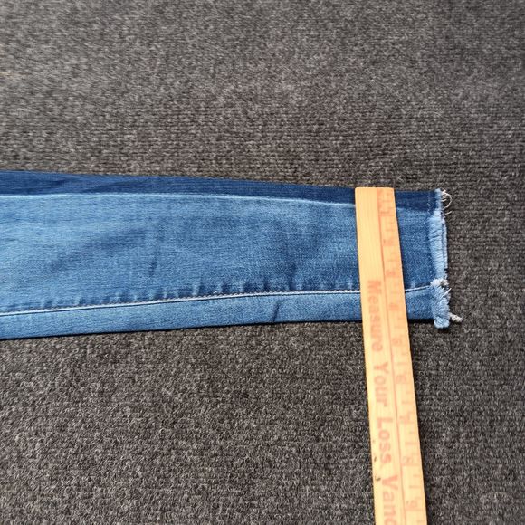 Black Label C'Est Toi Jeans‎ Women 0 / Waist 25 Blue Skinny Raw Hem - Picture 11 of 12